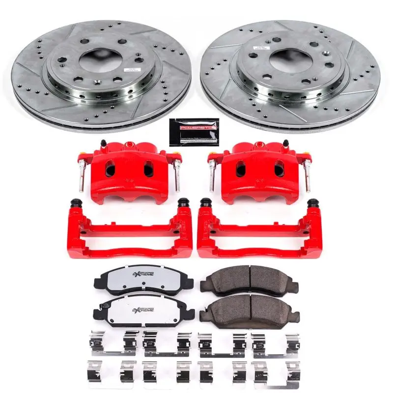 Power Stop 08-20 Chevrolet Tahoe Front Z36 Truck & Tow Kit W/Cals 1