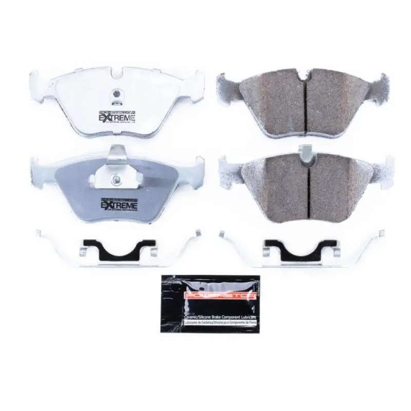 Power Stop 01-05 Bmw 525I Front Z26 Extreme Street Brake Pads W/Hardware 1