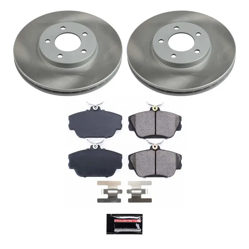 Power Stop 01-05 Mercury Sable Front Semi-Coated Rotor Kit 1