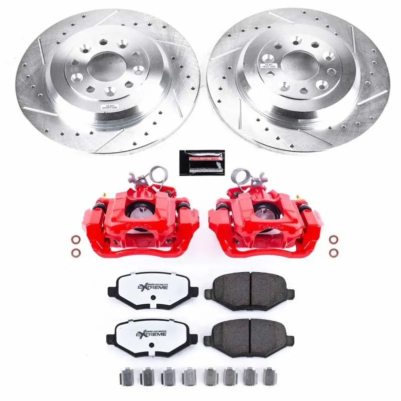 Power Stop 11-15 Ford Edge Rear Z36 Truck & Tow Brake Kit W/Calipers 1