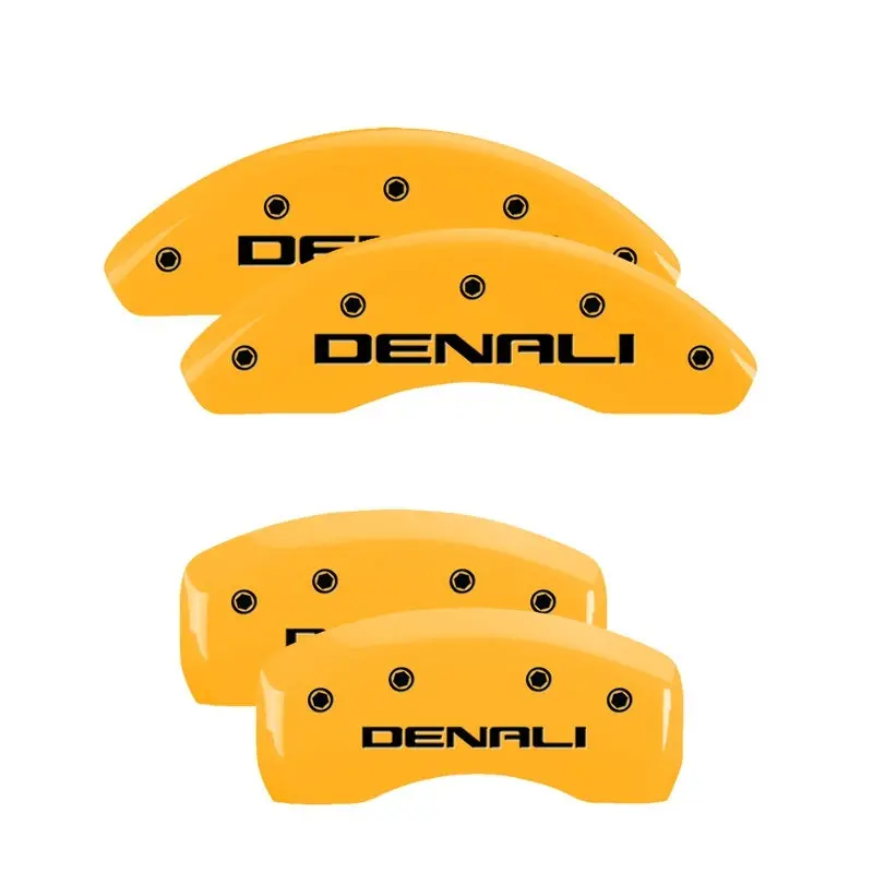 Mgp Engraved Front And Rear Caliper Covers For 2014 Chrysler 300 – Yellow Finish With Black Charcoal Accents 1