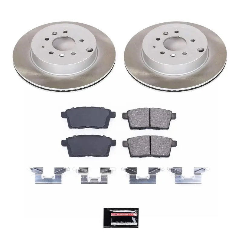 Power Stop 07-15 Mazda Cx-9 Rear Semi-Coated Rotor Kit 1
