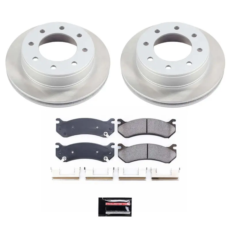 Power Stop 03-09 Hummer H2 Rear Semi-Coated Rotor Kit 1