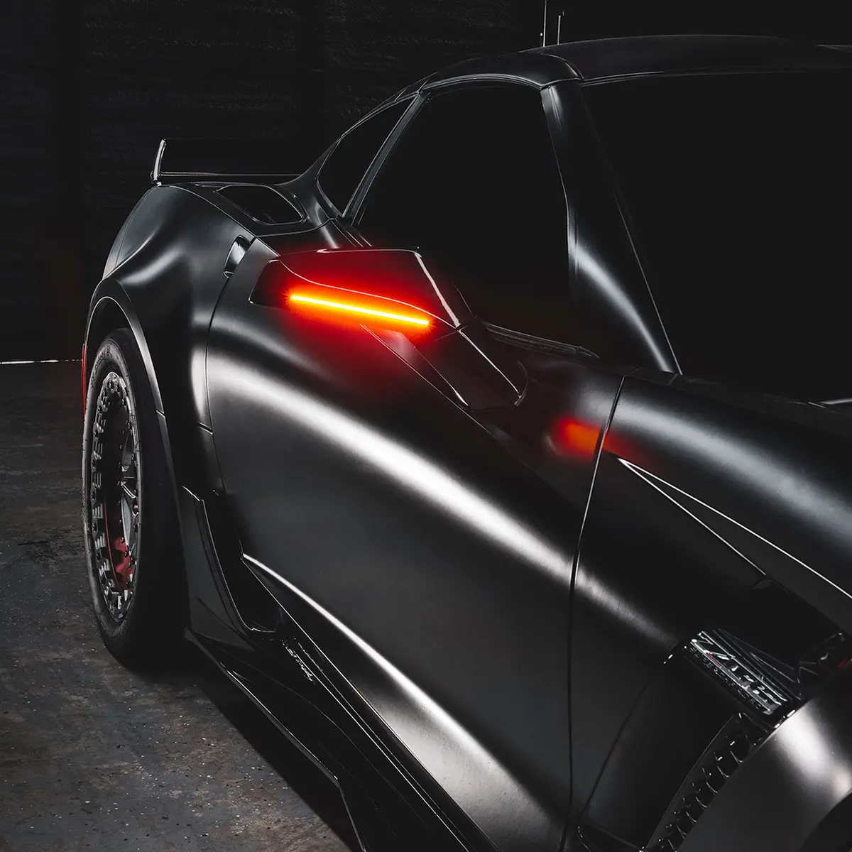 2014-2019 Chevrolet C7 Corvette Concept Led Side Mirrors - Pre-Order 1