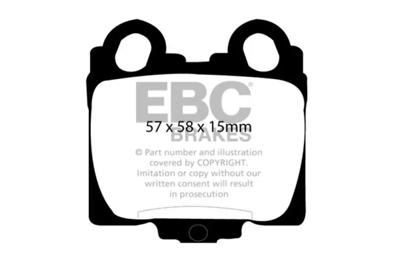 Ebc 98-05 Lexus Gs300 3.0 Ultimax2 Rear Brake Pads 1