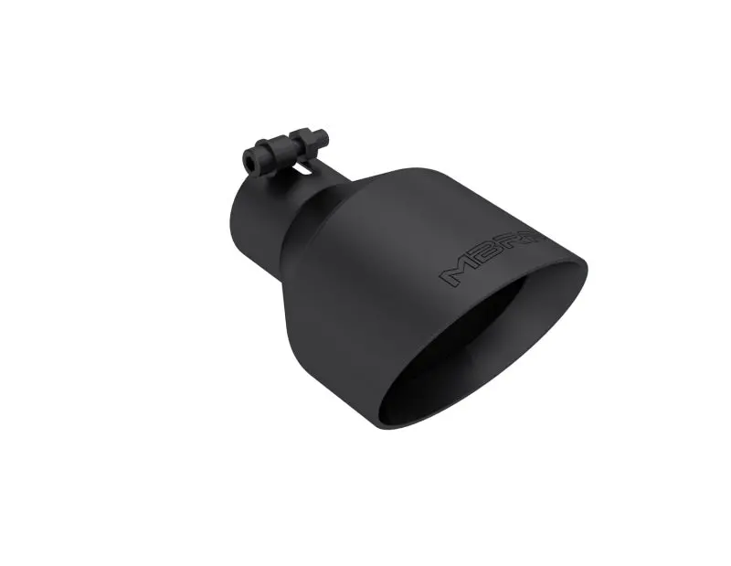 Mbrp Black-Coated Tip 2.5In Id, 5In Od Out, 8In Length, Angle Cut, Dual Wall 1