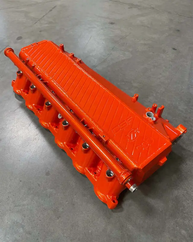 Csf Toyota A90/A91 Supra/ Bmw G-Series B58 Charge-Air Cooler Manifold - Tangerine Twist Sparkle 1