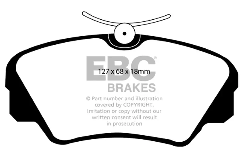 Ebc 97-01 Cadillac Catera 3.0 Ultimax2 Front Brake Pads 1