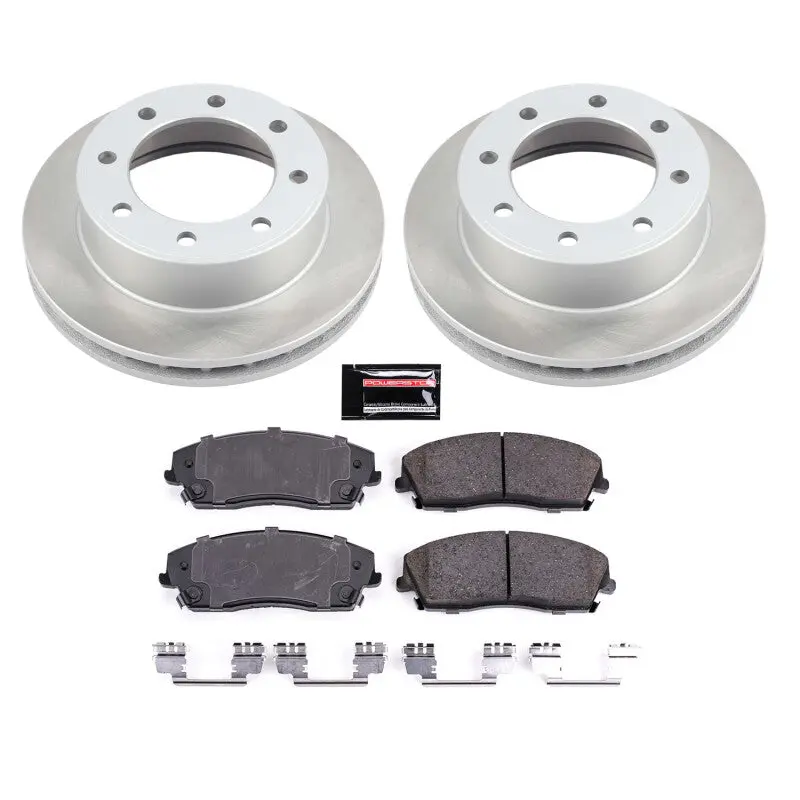 Power Stop 05-08 Dodge Magnum Front Semi-Coated Rotor Kit 1