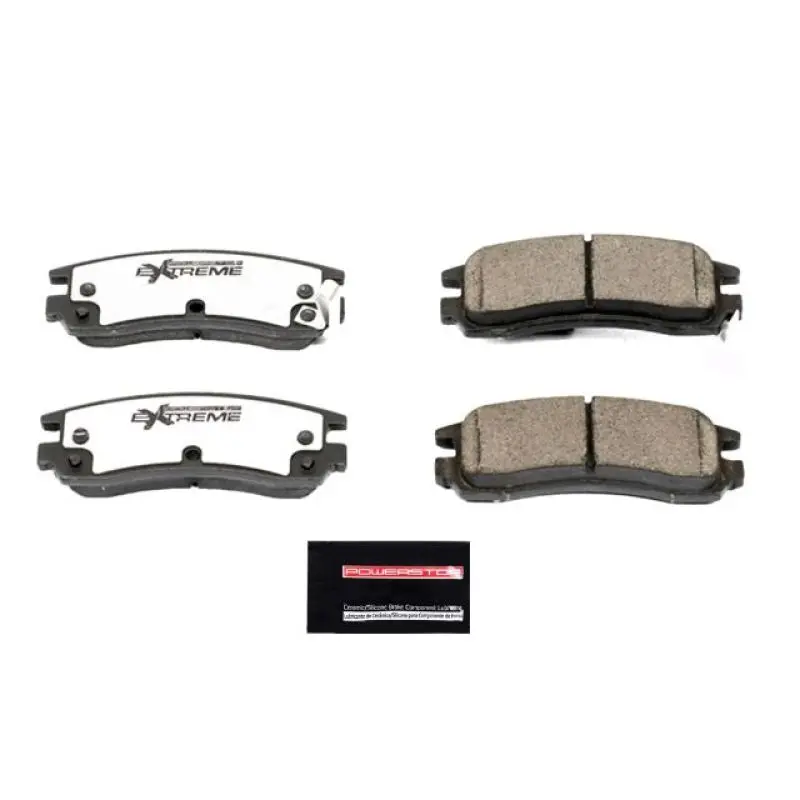 Power Stop 08-09 Buick Allure Rear Z26 Extreme Street Brake Pads W/Hardware 1