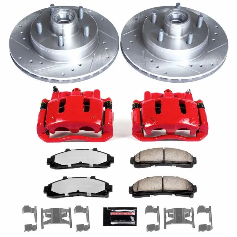 Power Stop 97-95 Ford Ranger Front Z36 Truck & Tow Brake Kit W/Calipers 1