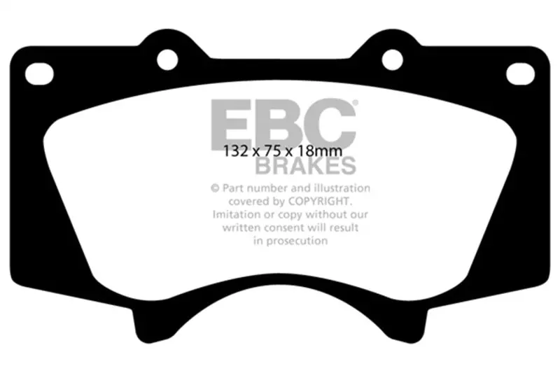 Ebc 10+ Lexus Gx460 4.6 Ultimax2 Front Brake Pads 1