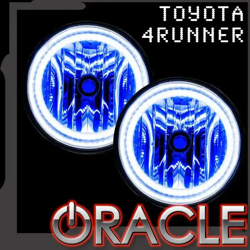 Oracle Lighting 2014-2018 Toyota 4-Runner Led Fog Light Halo Kit 1