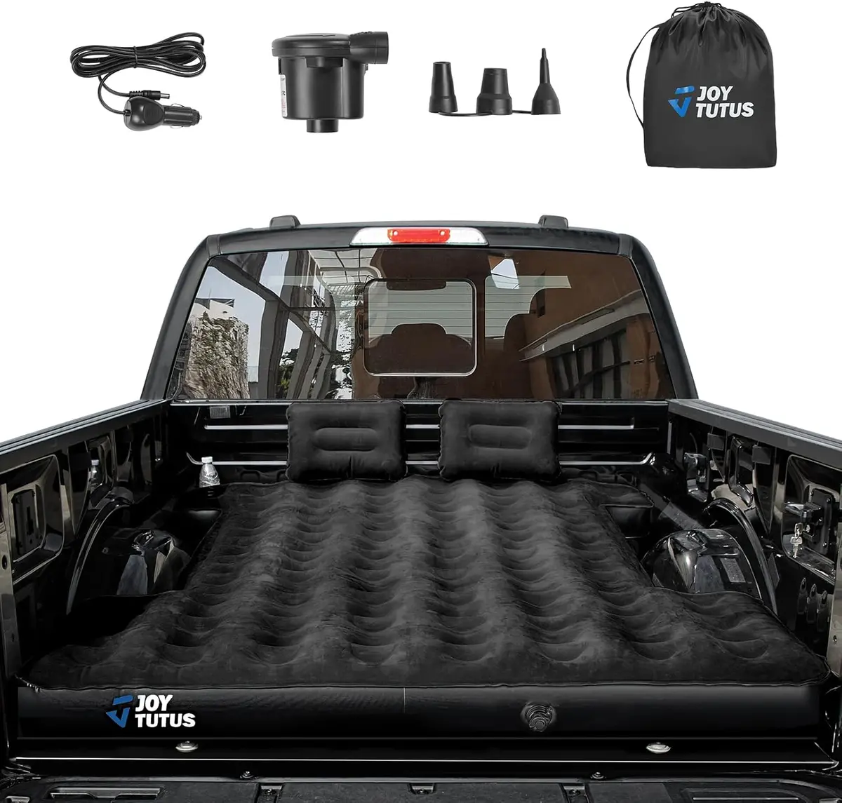 Truck Bed Air Mattress For 5.5–6.7 Ft Beds – Camping Air Bed With External Pump 1