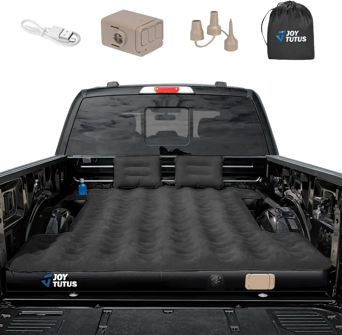 Truck Bed Air Mattress With Built-In Pump For 5.5–6.7 Ft Beds – Camping Air Bed 1