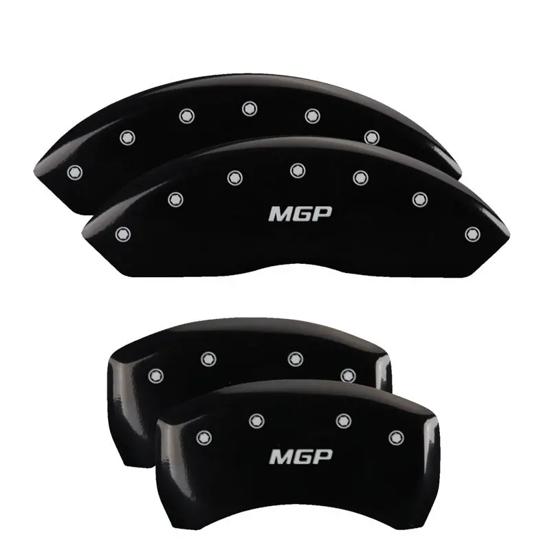 Mgp 4 Caliper Covers Engraved Front & Rear Mgp Black Finish Silver Characters 2019 Acura Rdx 1