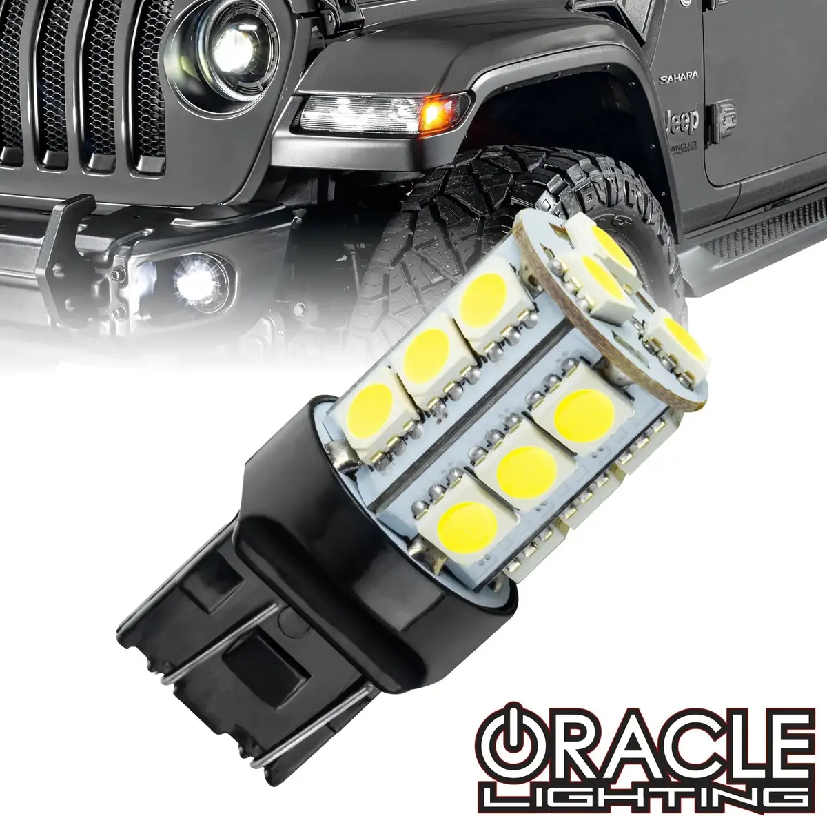 Oracle Lighting 2018-2025 Jeep Wrangler Jl Sahara & Rubicon Fender Drl Led Upgrade (Single) 1