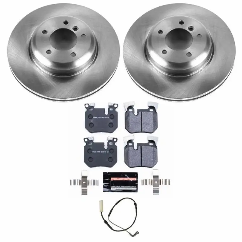 Power Stop 08-10 Bmw 135I Front Track Day Spec Brake Kit 1
