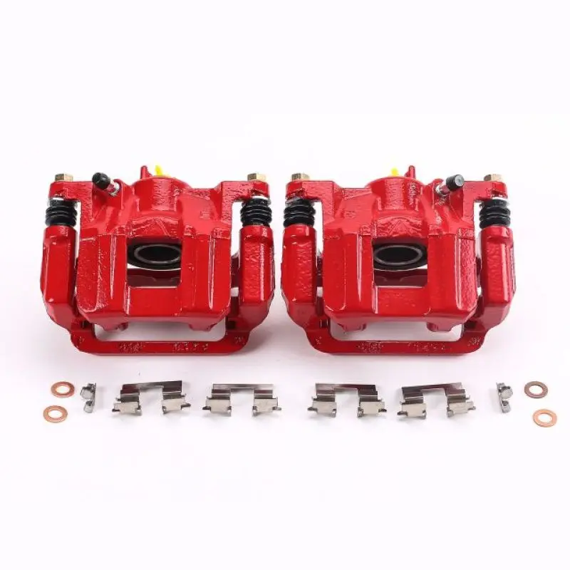 Power Stop 11-17 Honda Odyssey Rear Red Calipers W/Brackets - Pair 1