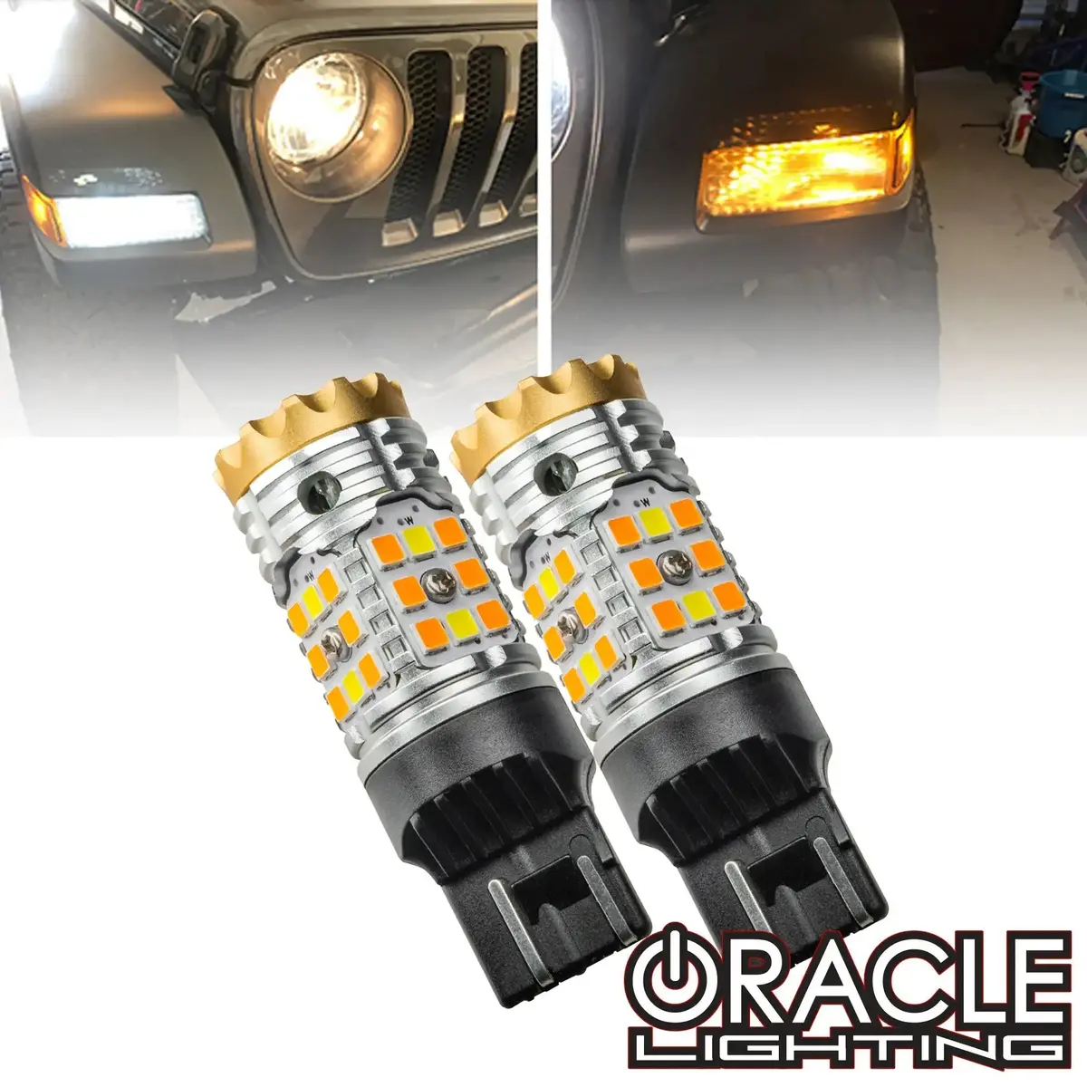 Oracle Lighting Jeep Gladiator Front Turn Signal/ Drl Switchback 7443Ck Bulb (Pair) 1