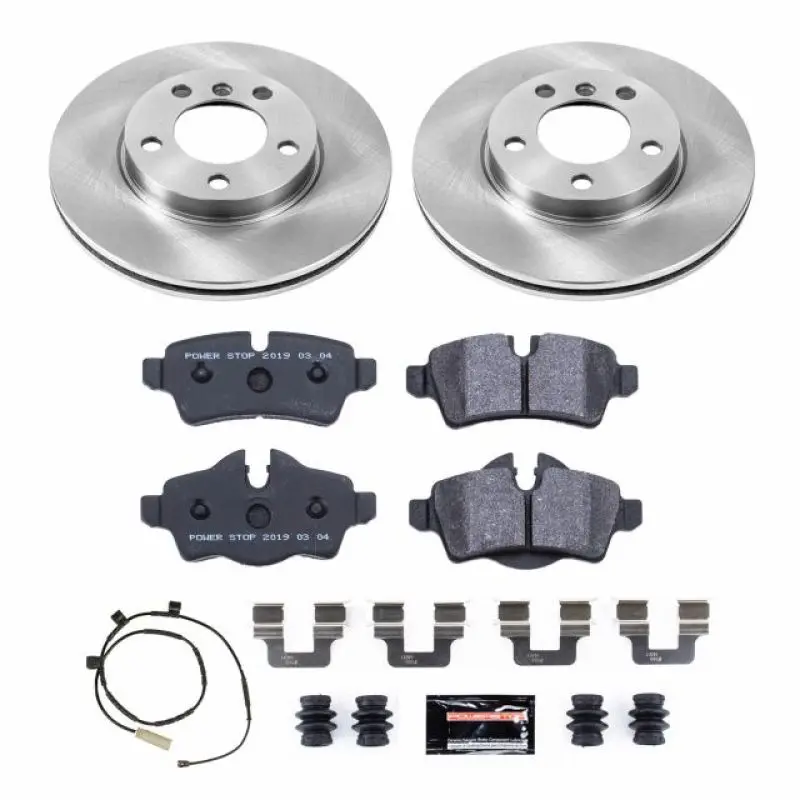 Power Stop 11-16 Mini Cooper Rear Track Day Spec Brake Kit 1