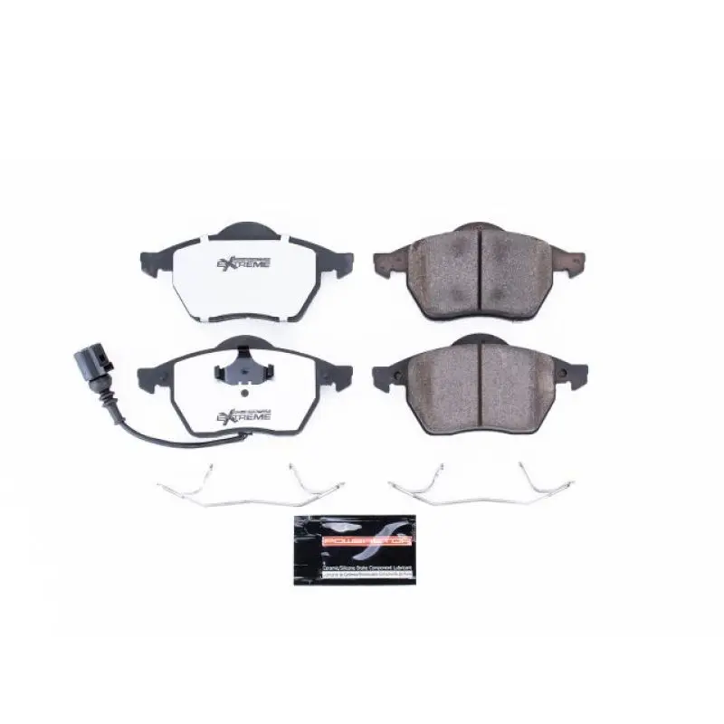 Power Stop 00-06 Audi Tt Front Z26 Extreme Street Brake Pads W/Hardware 1