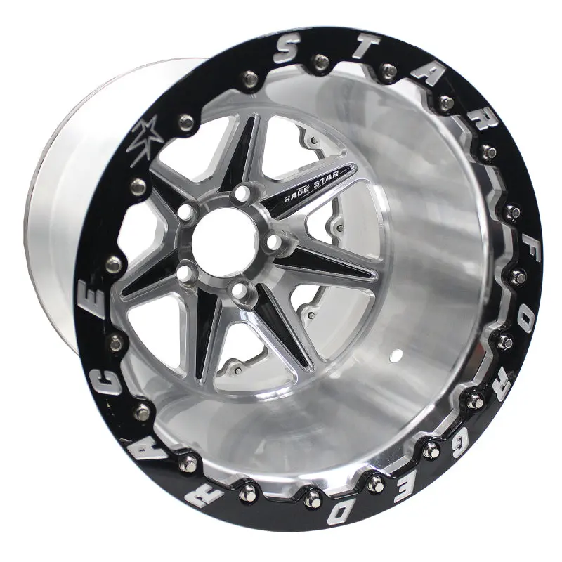 Race Star 72 Valstar 15X14 / 5X4.50Bc / 4.5Bs / 3.072In Cb / Machined W/Black Accents Wheel 1