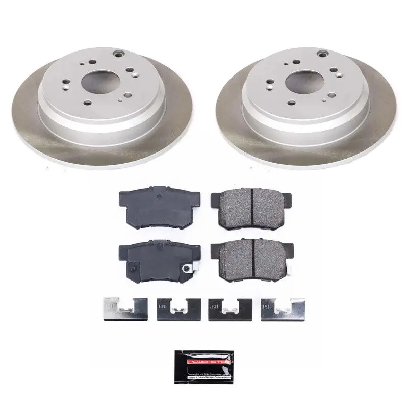 Power Stop 07-12 Acura Rdx Rear Semi-Coated Rotor Kit 1
