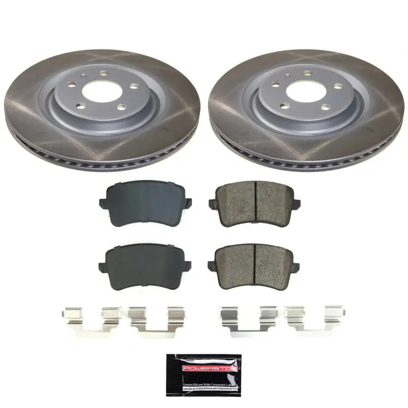 Power Stop 14-17 Audi Sq5 Rear Semi-Coated Rotor Kit 1