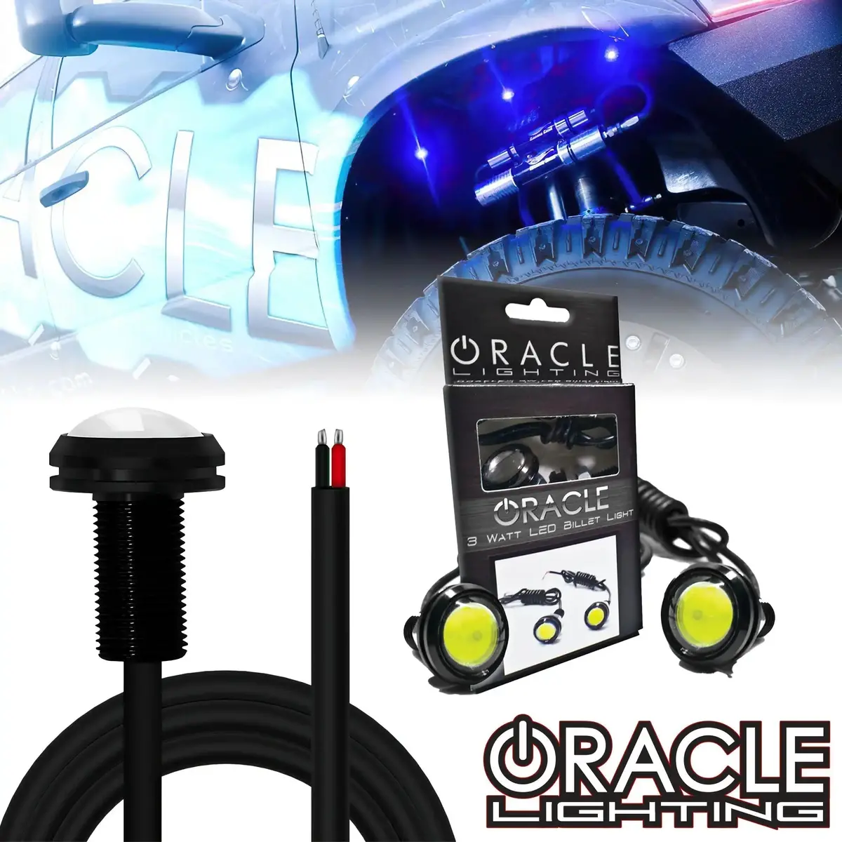 Oracle Single Color Underbody Rock Light Kit - 2 Piece 1