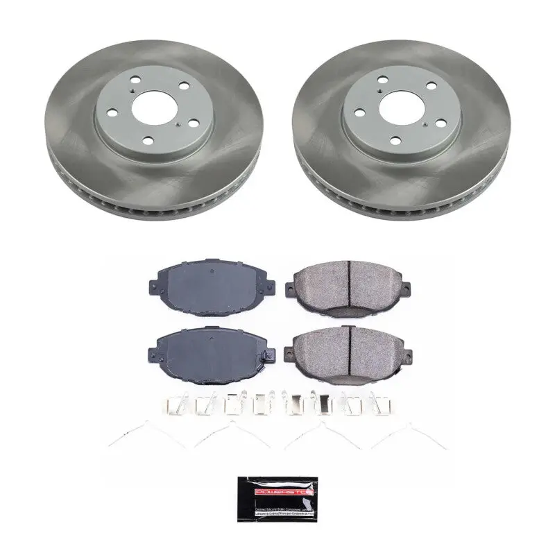 Power Stop 92-00 Lexus Sc400 Front Semi-Coated Rotor Kit 1