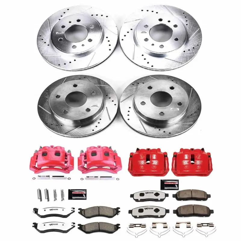 Power Stop 00-01 Dodge Ram 1500 Front Z36 Truck & Tow Kit W/Cals 1