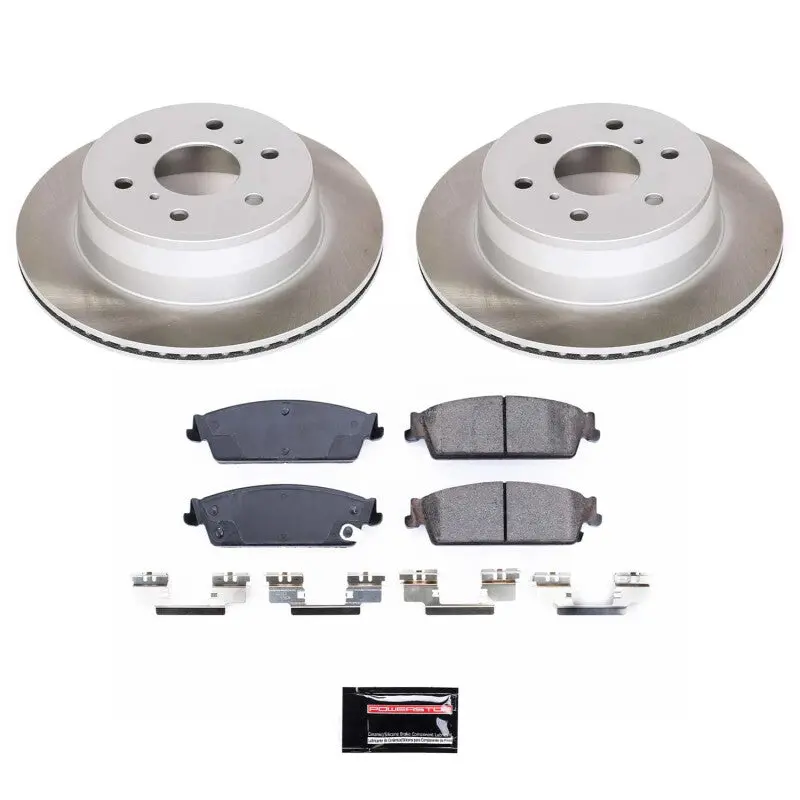 Power Stop 07-14 Gmc Yukon Xl 1500 Rear Semi-Coated Rotor Kit 1