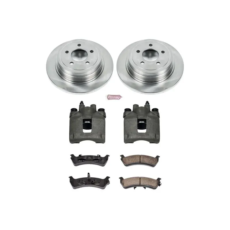 Power Stop 2003 Ford Explorer Sport Rear Autospecialty Brake Kit W/Calipers 1