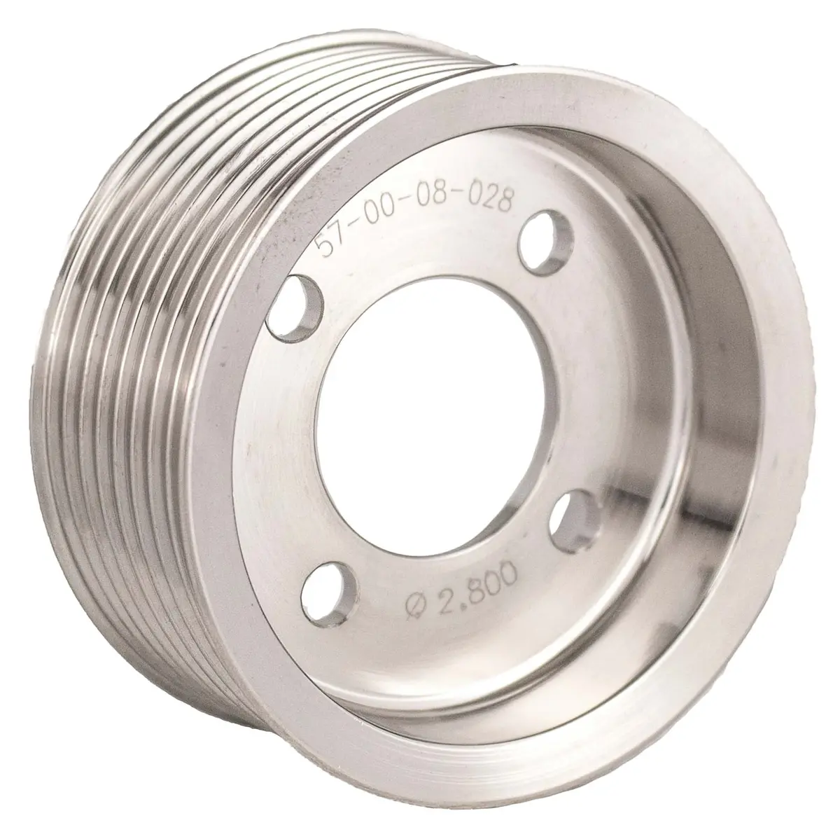 Two-Piece, 8 Rib, 2.800" Diameter Pulley 57-00-08-028 1