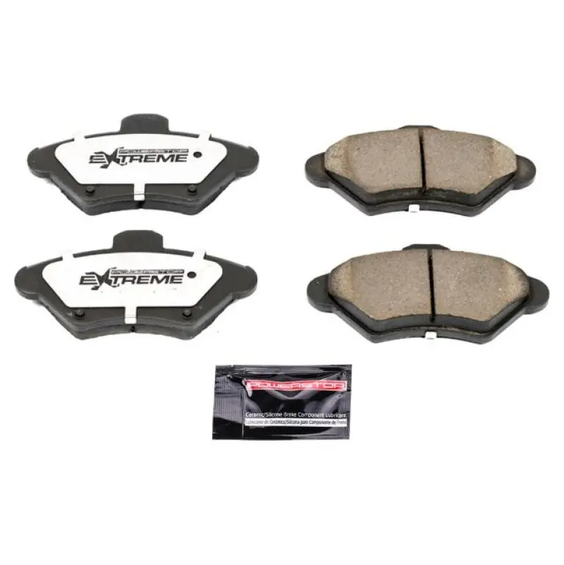 Power Stop 94-98 Ford Mustang Front Z26 Extreme Street Brake Pads W/Hardware 1