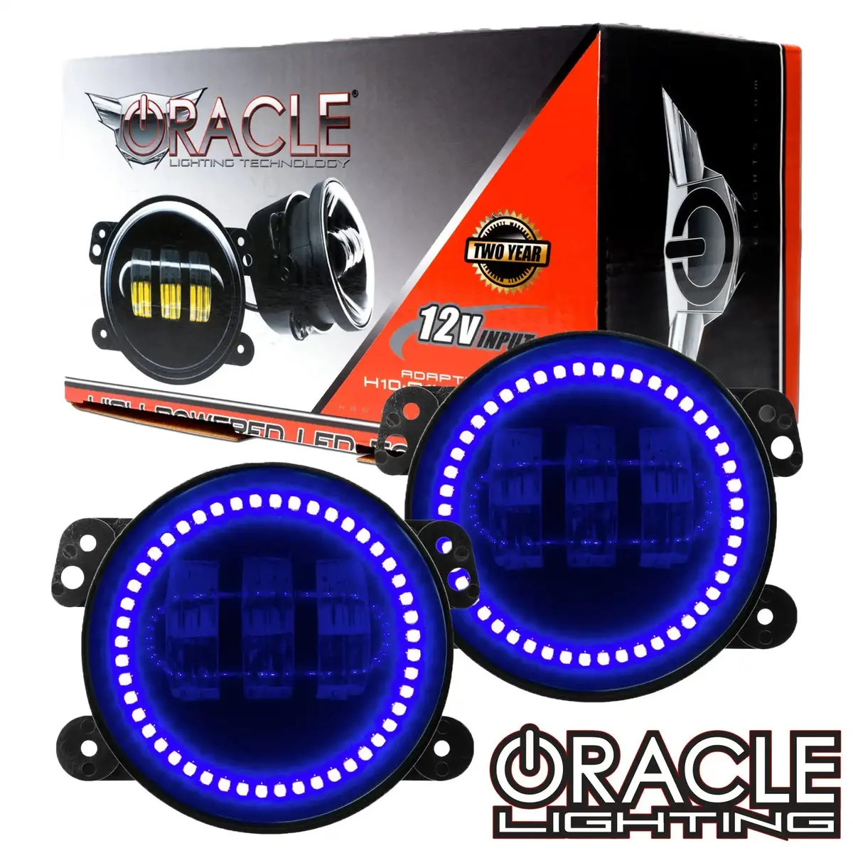Oracle High Powered Led Fog Light Replacement-(Pair) - Clearance 1