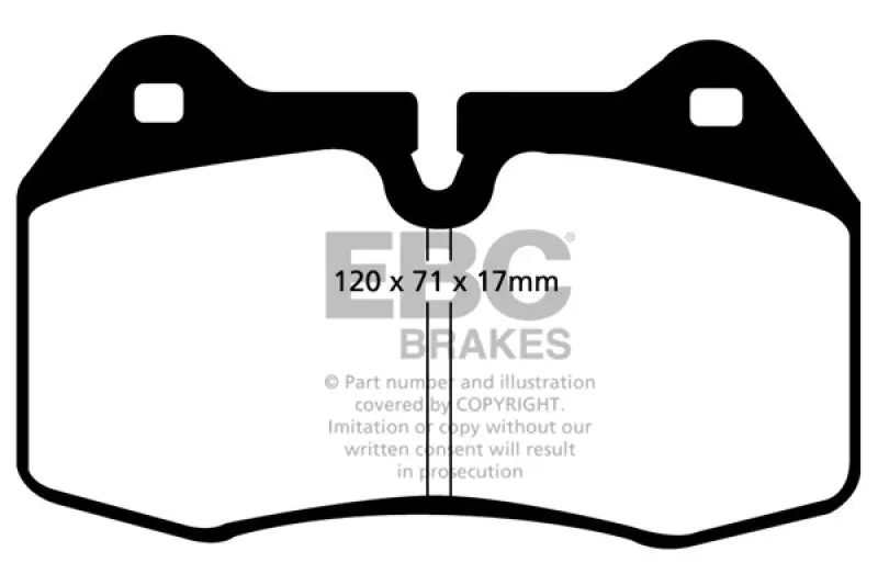 Ebc 92-95 Nissan Skyline (R32) 2.6 Twin Turbo Gt-R V-Spec Ultimax2 Front Brake Pads 1