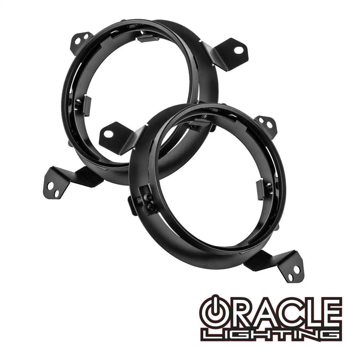 Oracle Lighting 2018-2025 Jeep Wrangler Jl Adjustable 7” Headlight Brackets (Pair) 1