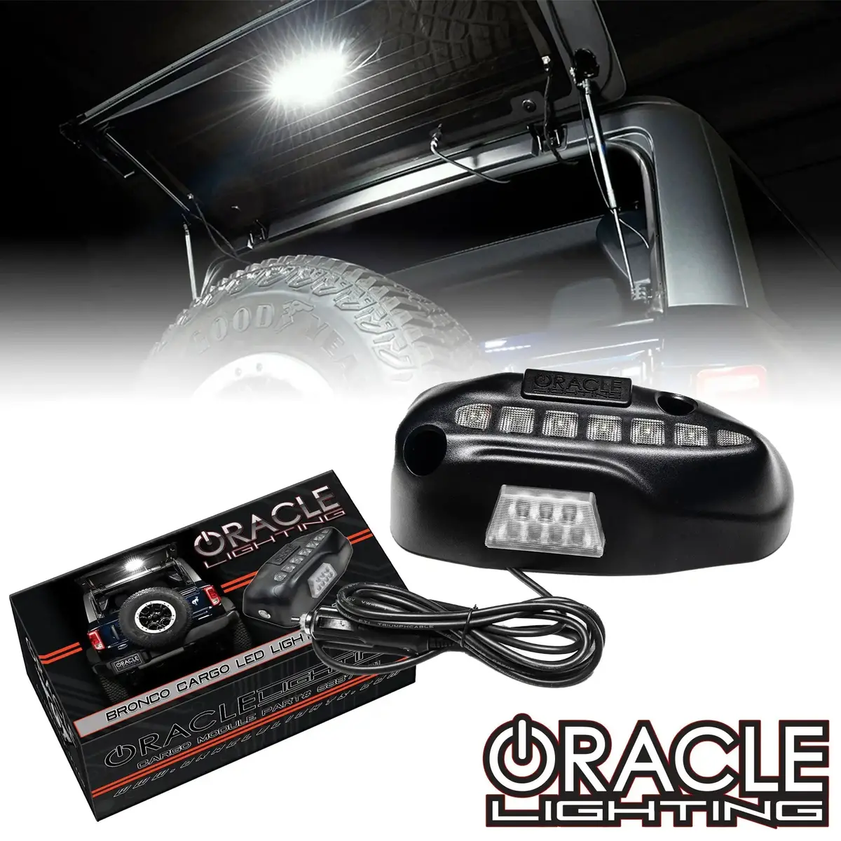 2021-2025 Ford Bronco Led Cargo Light Module - Dual 5000K White Leds | Oracle Lighting 1