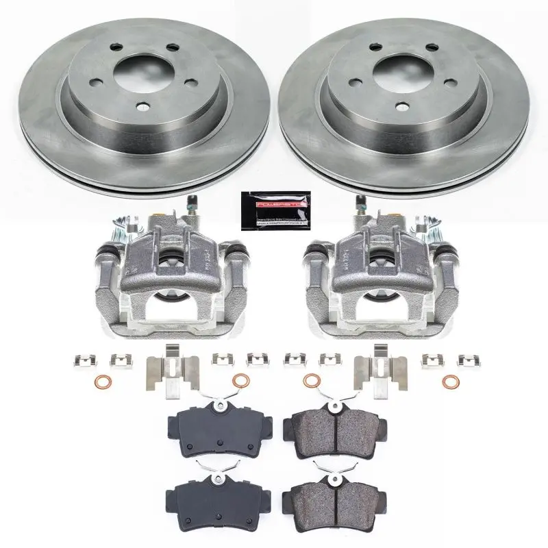 Power Stop 94-99 Ford Mustang Rear Autospecialty Brake Kit W/Calipers 1