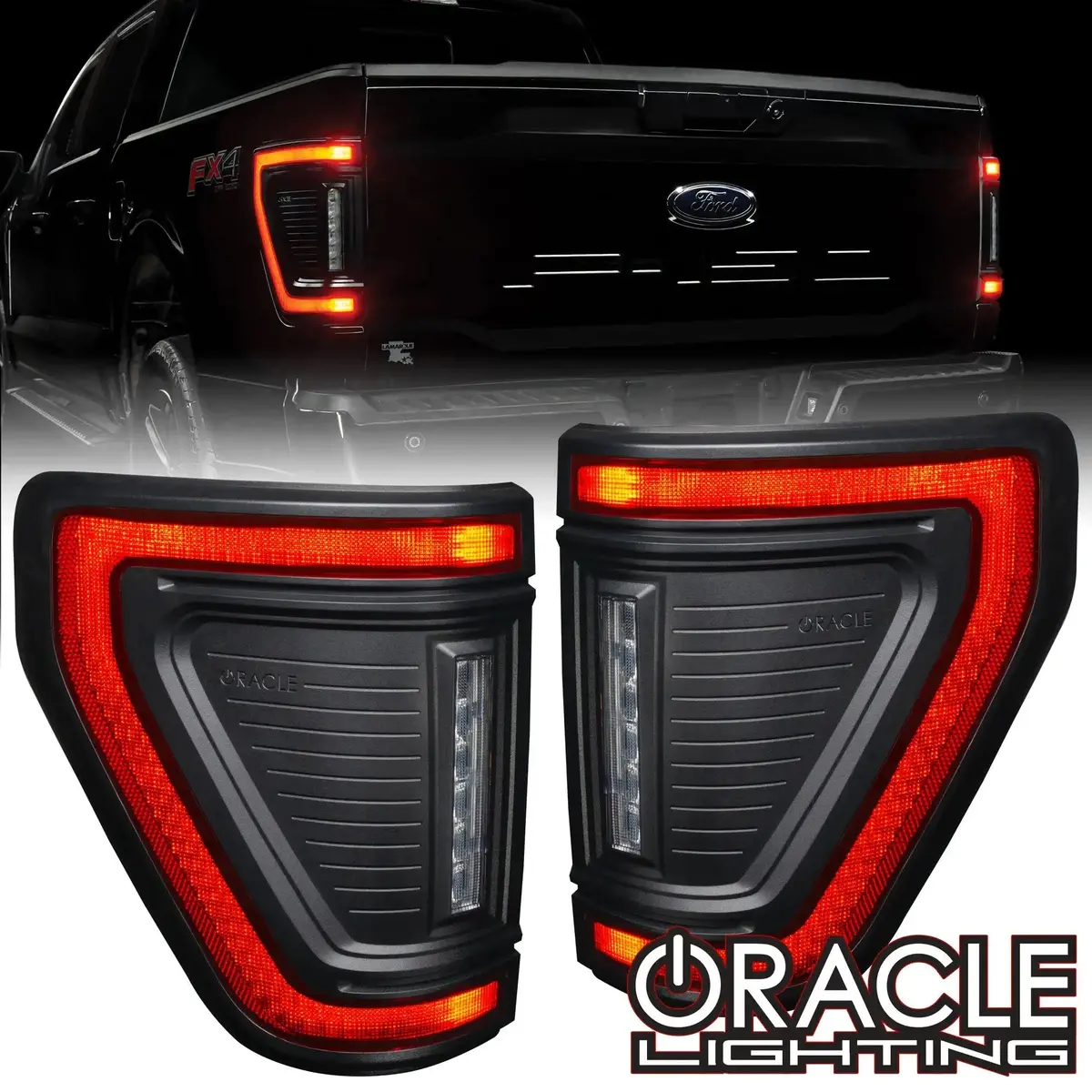 Oracle Lighting Flush Style Led Tail Lights For 2021-2025 Ford F-150 1