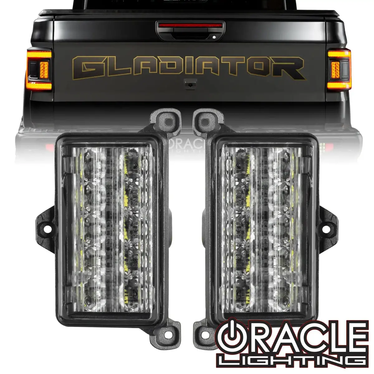 Oracle Lighting Dual Function Amber/White Reverse Led Module For Jeep Gladiator Jt Flush Tail Lights 1