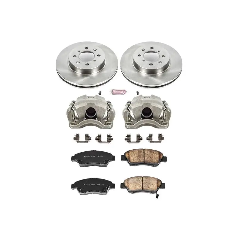 Power Stop 93-95 Honda Civic Front Autospecialty Brake Kit W/Calipers 1