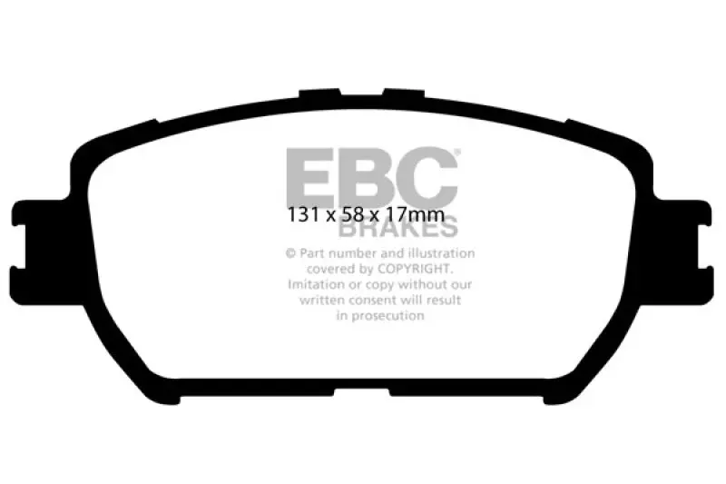 Ebc 06-07 Lexus Gs300 3.0 Ultimax2 Front Brake Pads 1