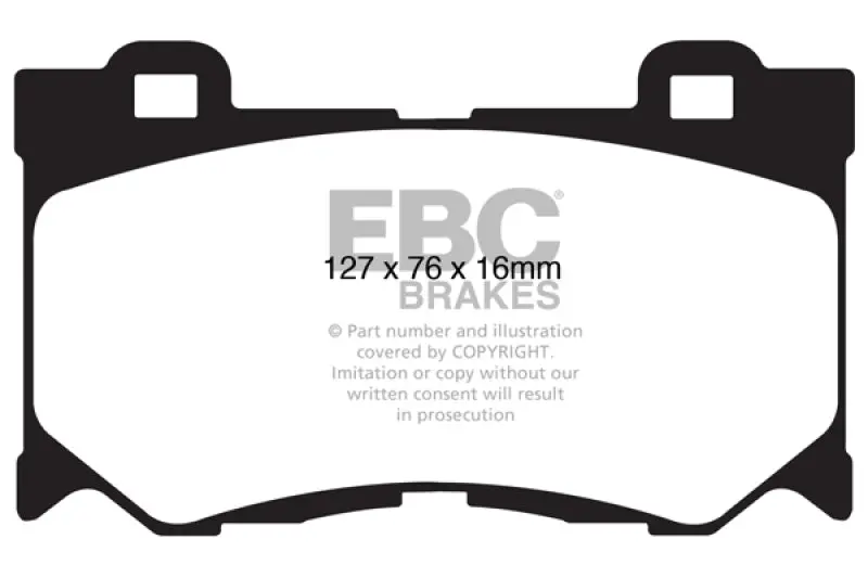 Ebc 2013+ Infiniti Q50 Hybrid 3.5L Hybrid Sport Ultimax2 Front Brake Pads 1