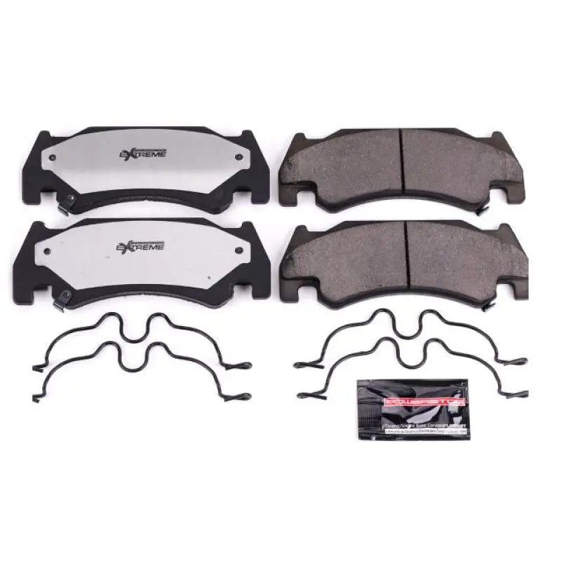 Power Stop 2005 Dodge Ram 1500 Front Z36 Truck & Tow Brake Pads W/Hardware 1