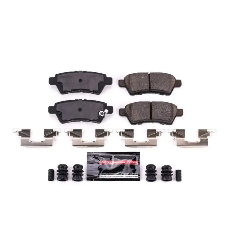 Power Stop 05-12 Nissan Pathfinder Rear Z23 Evolution Sport Brake Pads W/Hardware 1