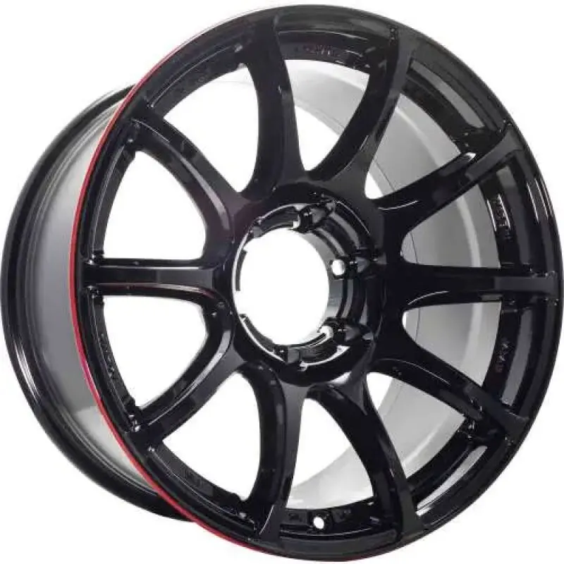 Gram Lights 57Trans-X Rev Limit 20X9.0 +09 6X139.7 Black & Machined Wheel 1