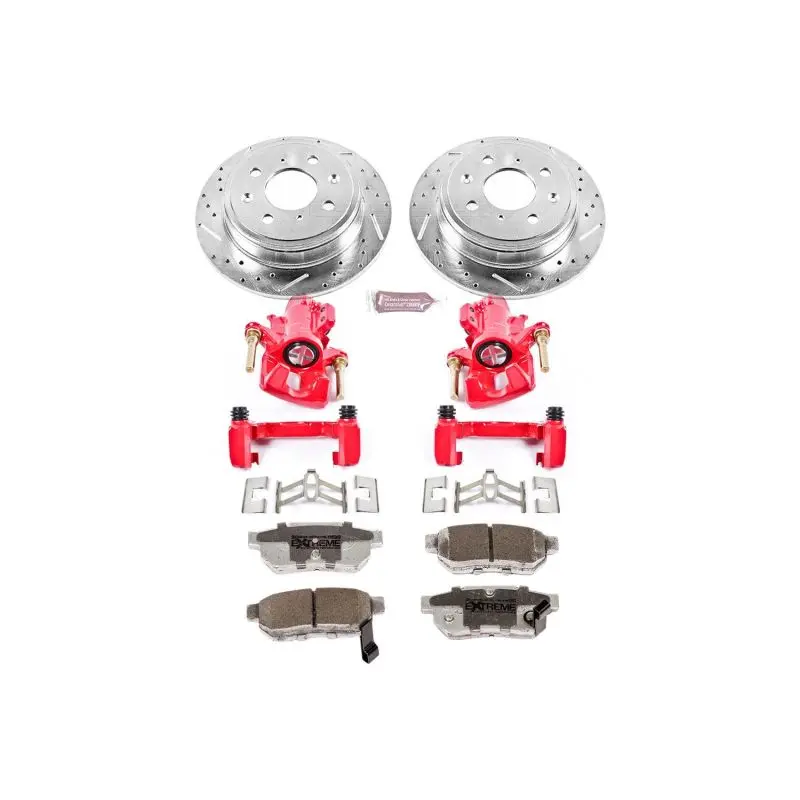 Power Stop 94-01 Acura Integra Rear Z26 Street Warrior Brake Kit W/Calipers 1